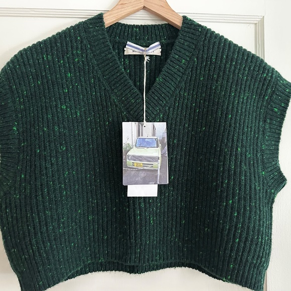 Cristaseya wool/cashmere Vest NEW - Picture 3 of 3